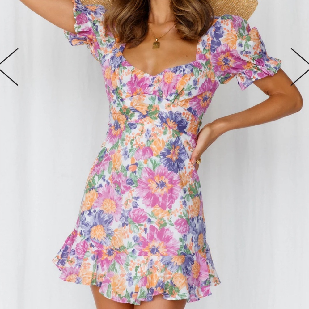 Floral mini dress
